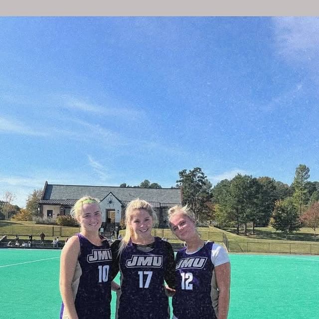 Three players on the turf